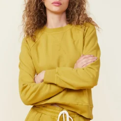 MONROW 90's Classic Raglan GOLDENOLIVE Best